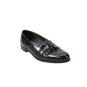 Bostonian Mens Patent Leather Tassel Dress Shoe Loafers Black Size 10 Medium